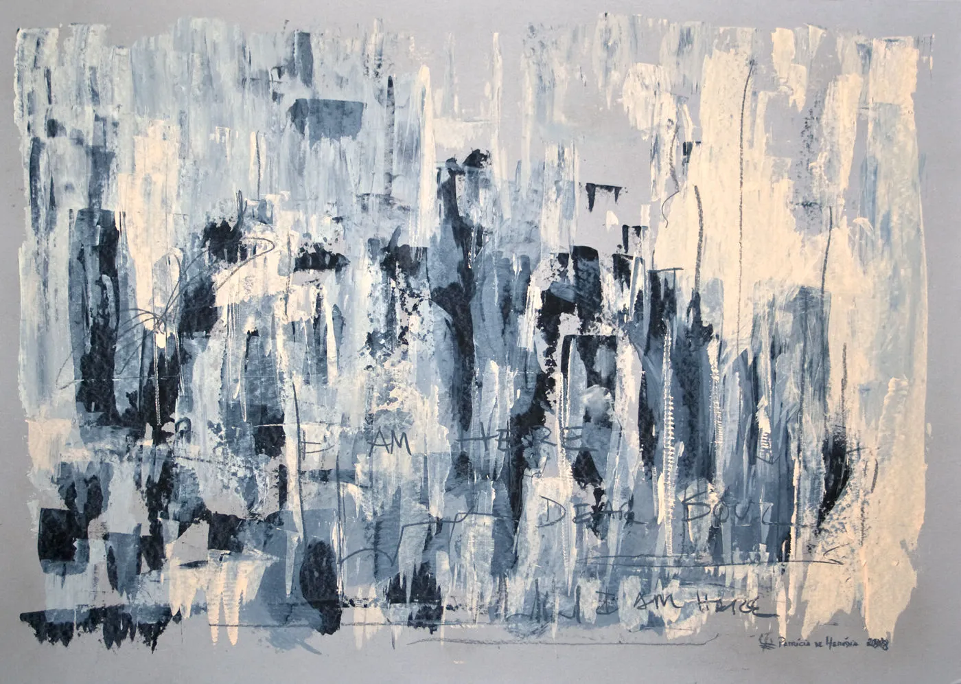 The two Realities #04, Patrícia de Herédia, 2018, Mixed media on paper