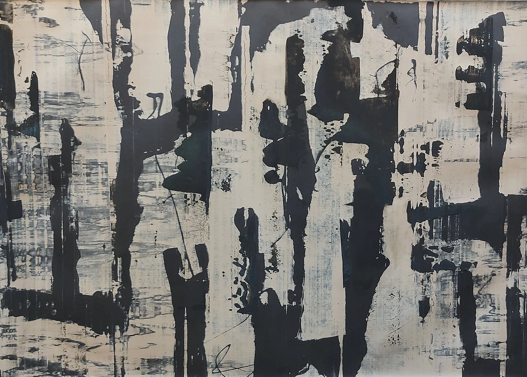 Effacement, Jean Pierre Porcher, 2021, Acrylic on canvas