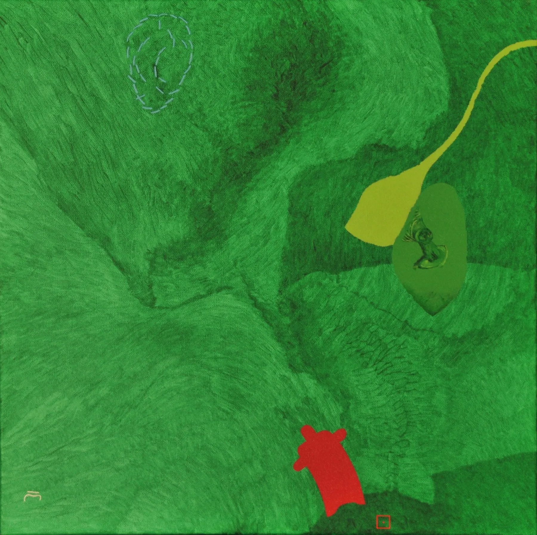 o deus formiga, Fala Mariam, 2008, Acrylic on canvas