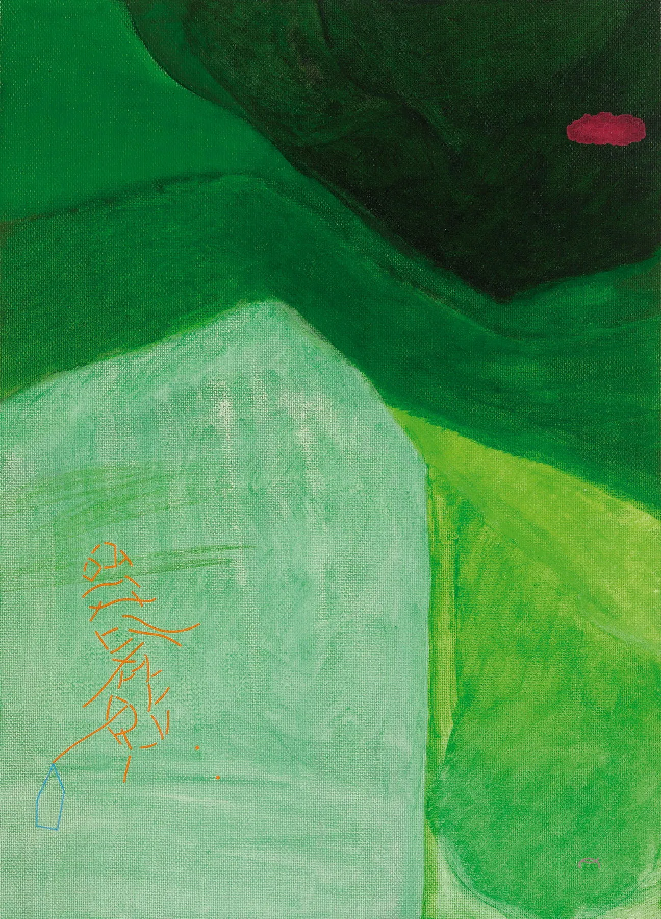 abrigo, Fala Mariam, 2015, Acrylic on canvas