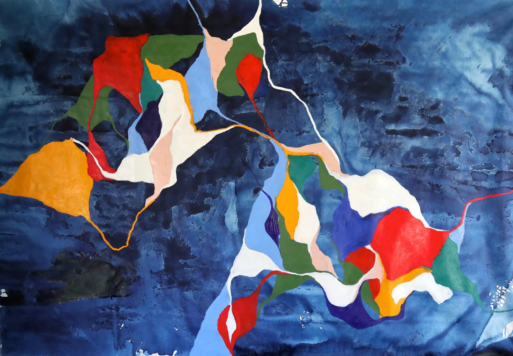 Untitled - série Mapas 1, Carlota Roque Martins, 2020, Oil on canvas