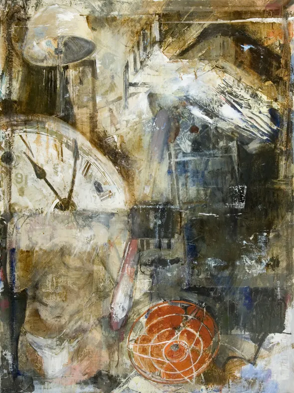 Espectadores, João Cristóvão, 2011, Mixed media on canvas