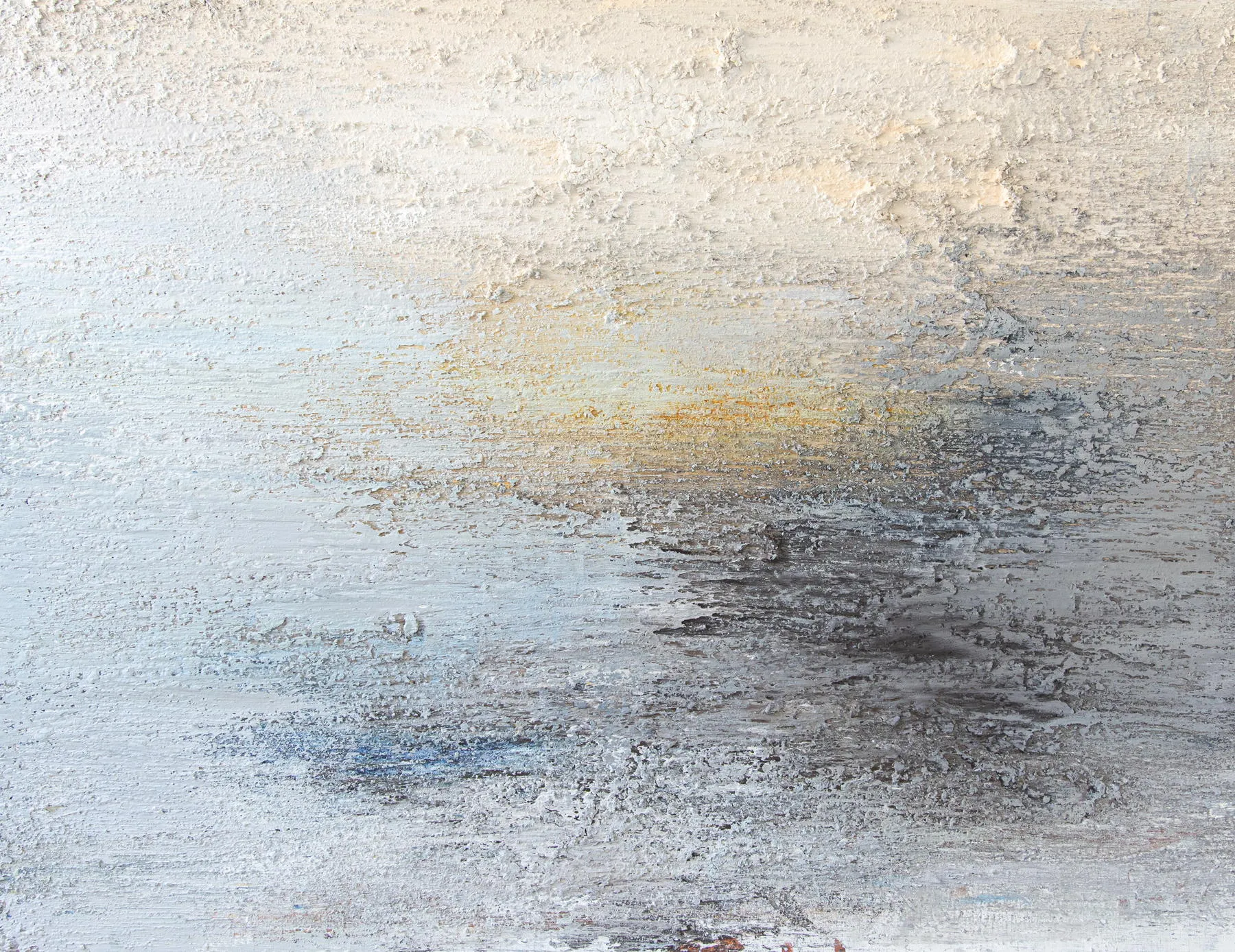 Luces en la Lejanía, Brumas Ligeras, Alberto Reguera, 2021, Mixed media on canvas