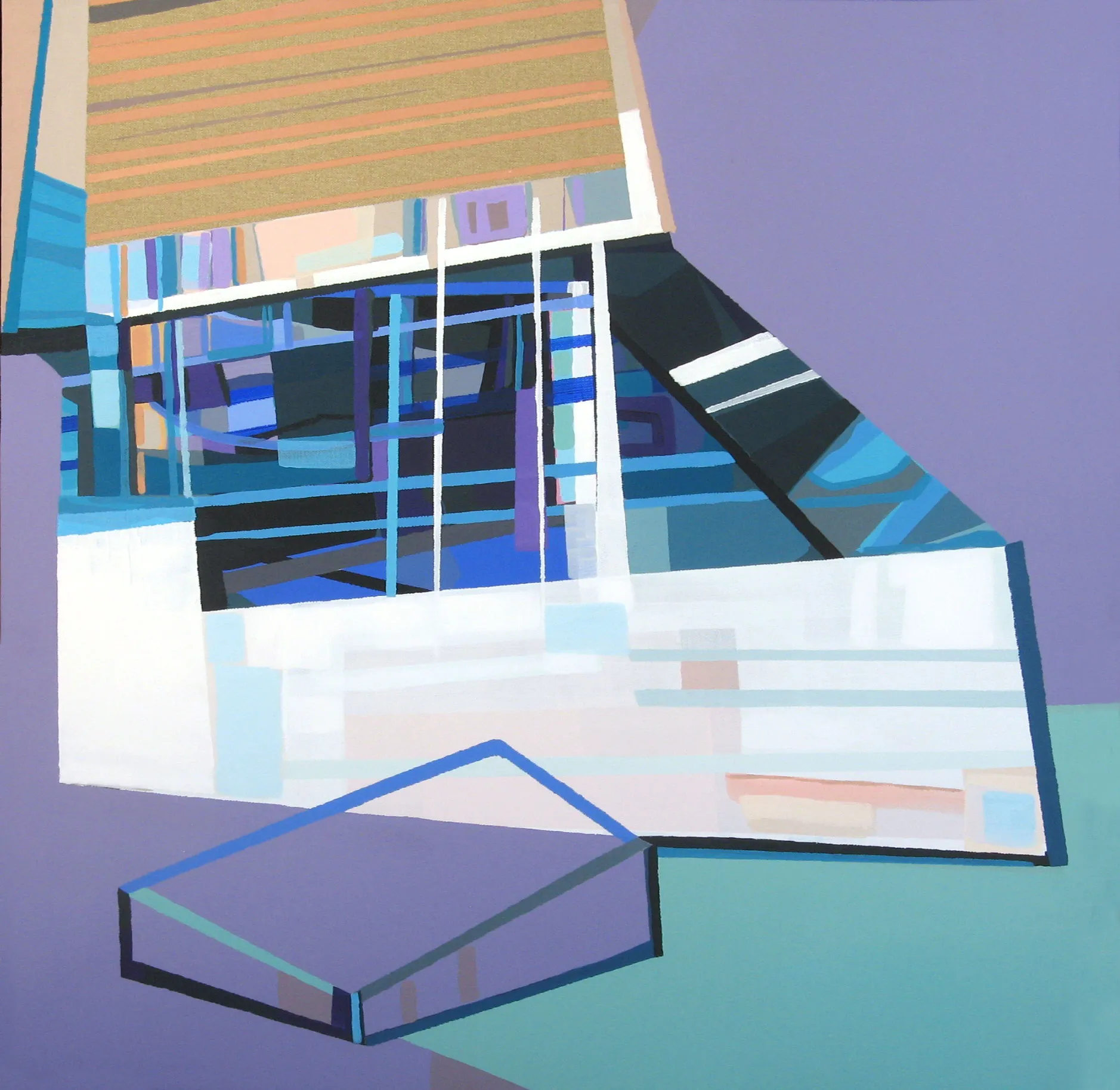 Desired Shelters #7, Ana Pais Oliveira, 2011, Acrylic on canvas