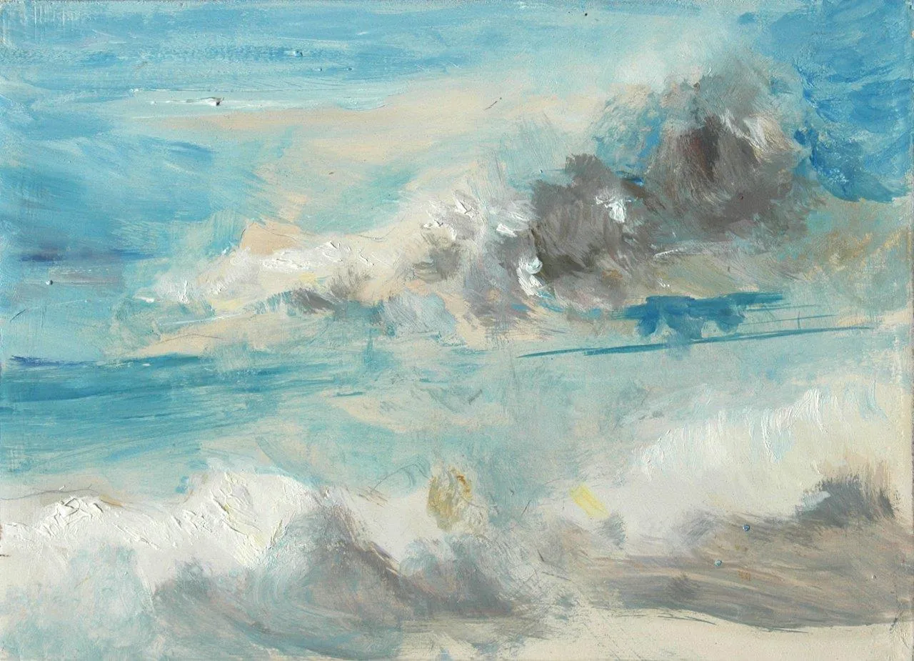 Vertigem celeste #3, Ana Sério, 2016, Oil on MDF