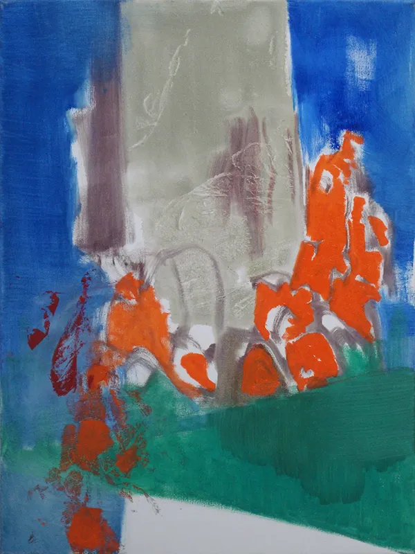 The new flowers, Deolinda Fonseca, 2009, Oil on canvas