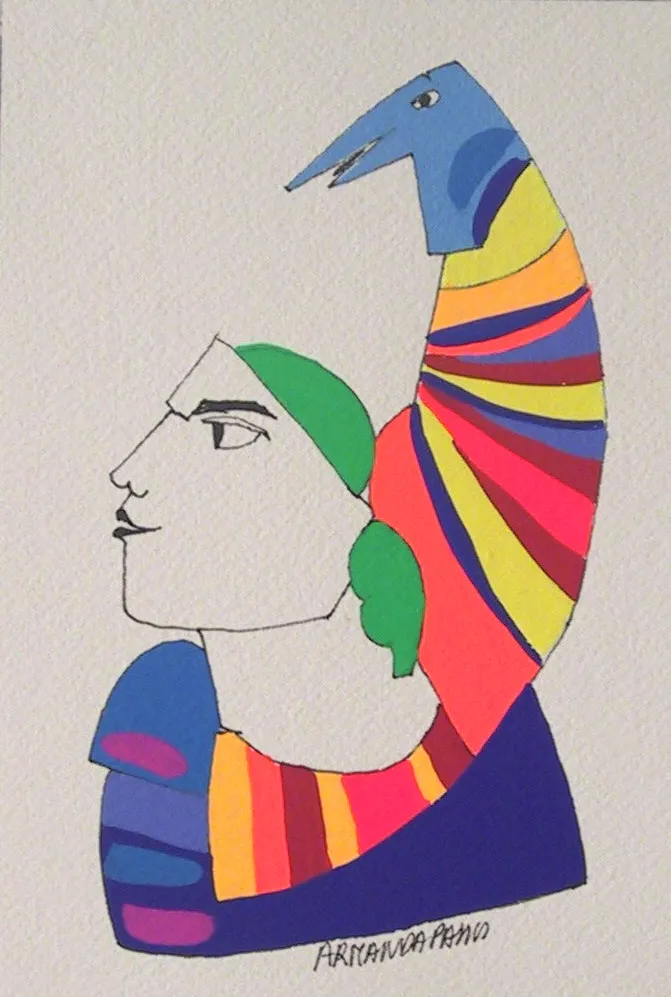 Untitled #12, Armanda Passos, 2002, Gouache on paper