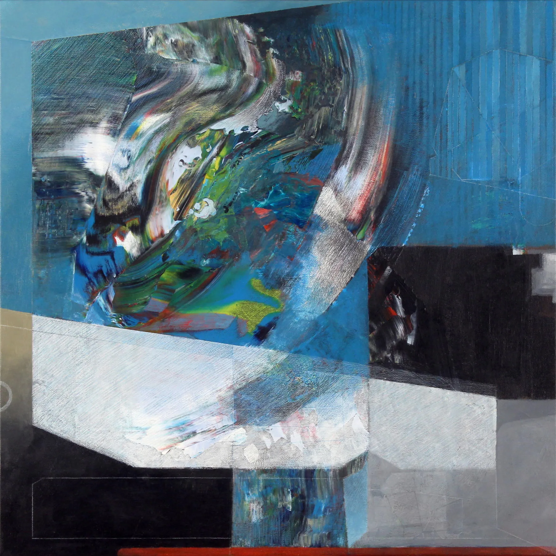 Lyrical Dimensions, Rui Tavares, 2025, Mixed media on canvas