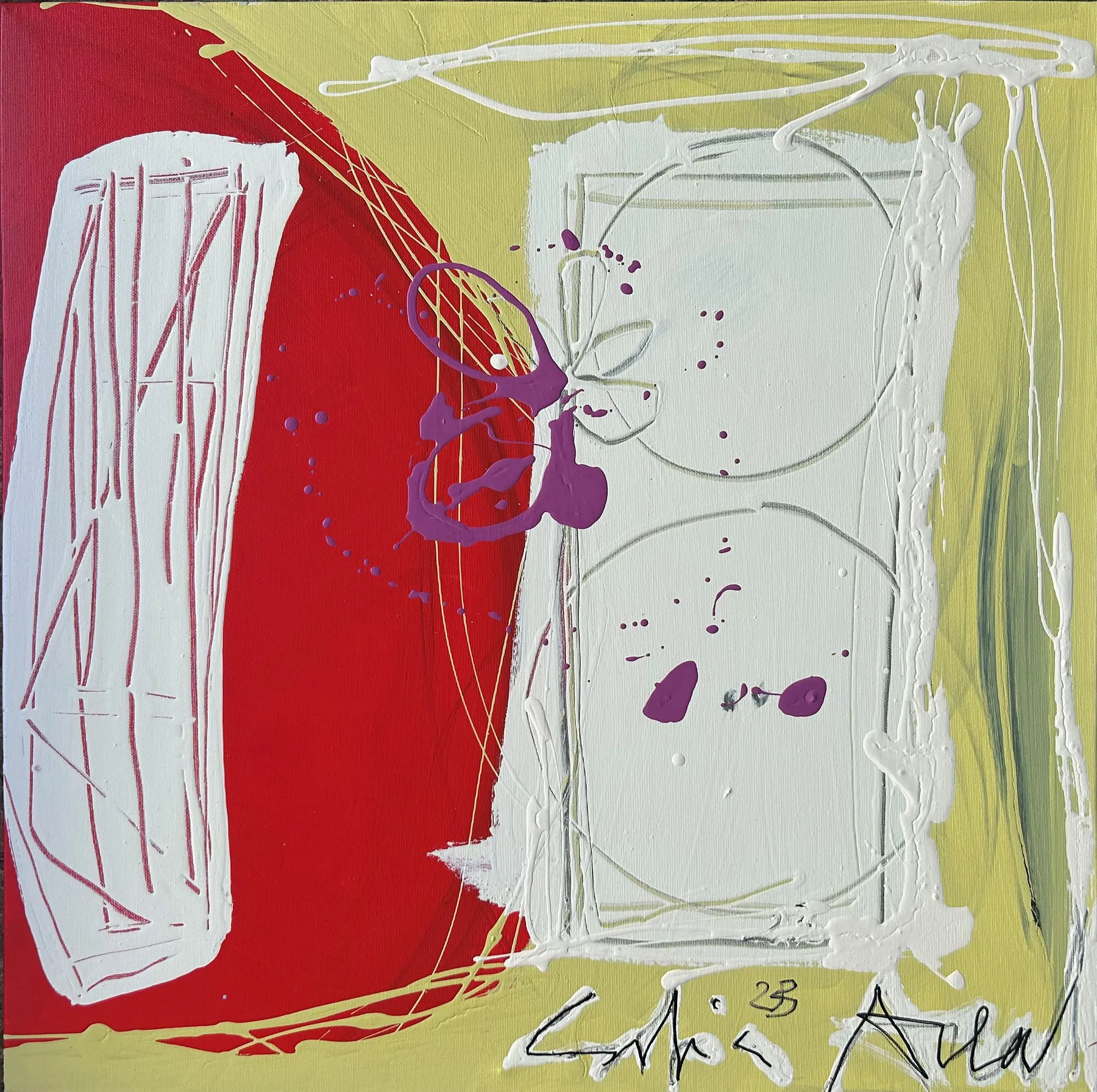 Lilás, Sofia Areal, 2023, Acrylic on canvas