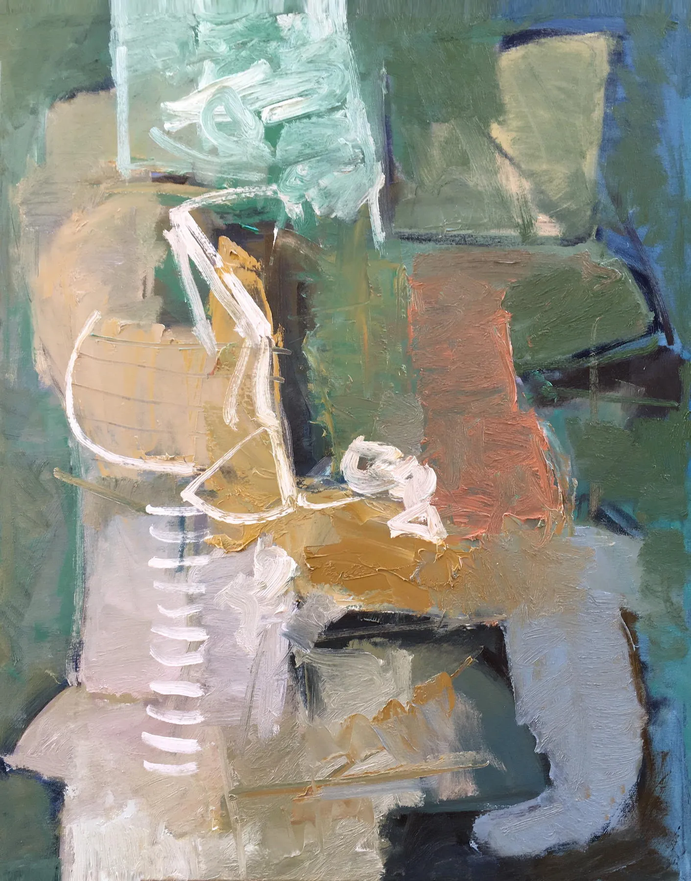 Barefoot in the Grass, Bruno Pedrosa, 2018, Acrylic on canvas