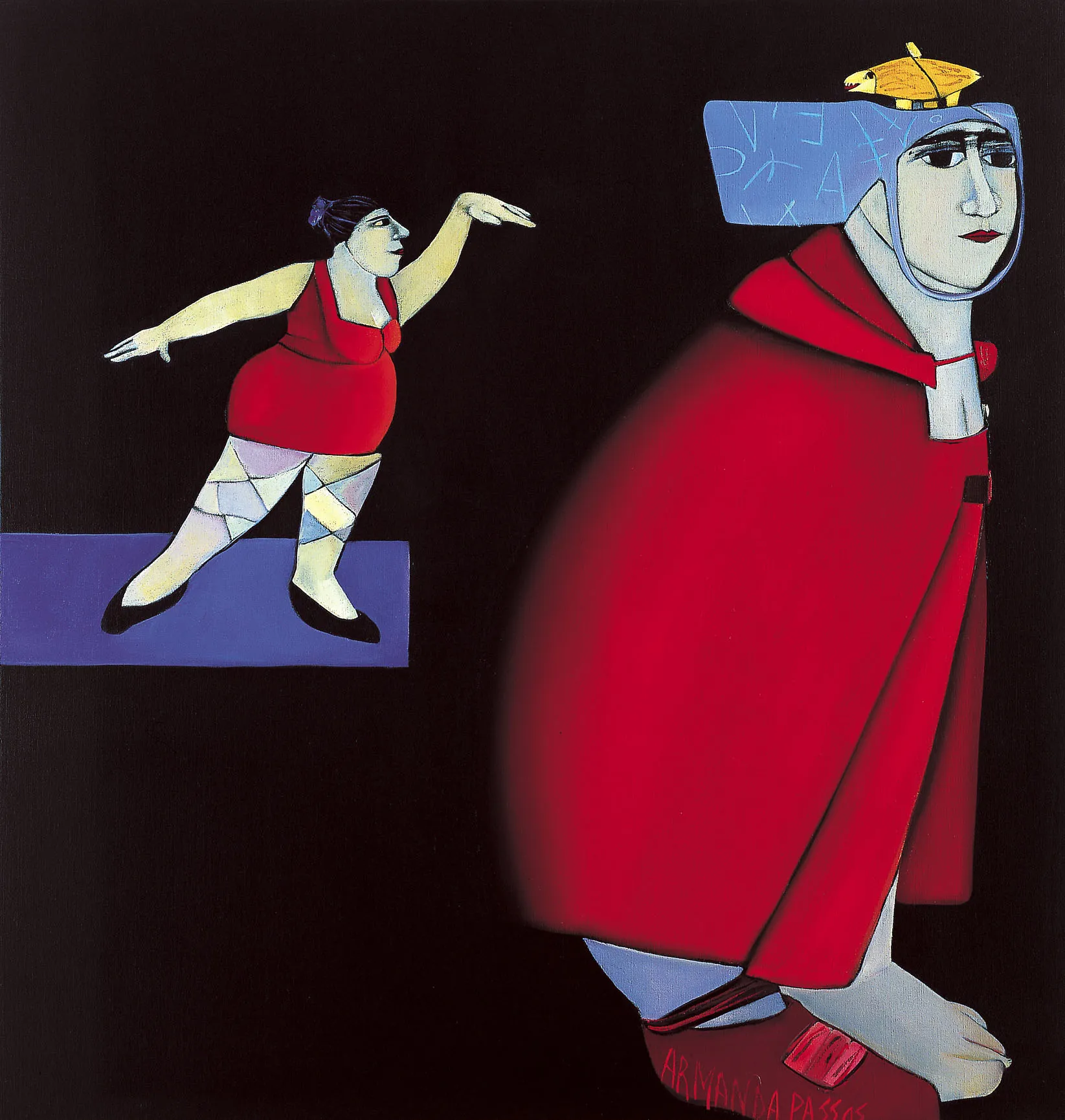 Untitled #8, Armanda Passos, 2003, Oil on canvas
