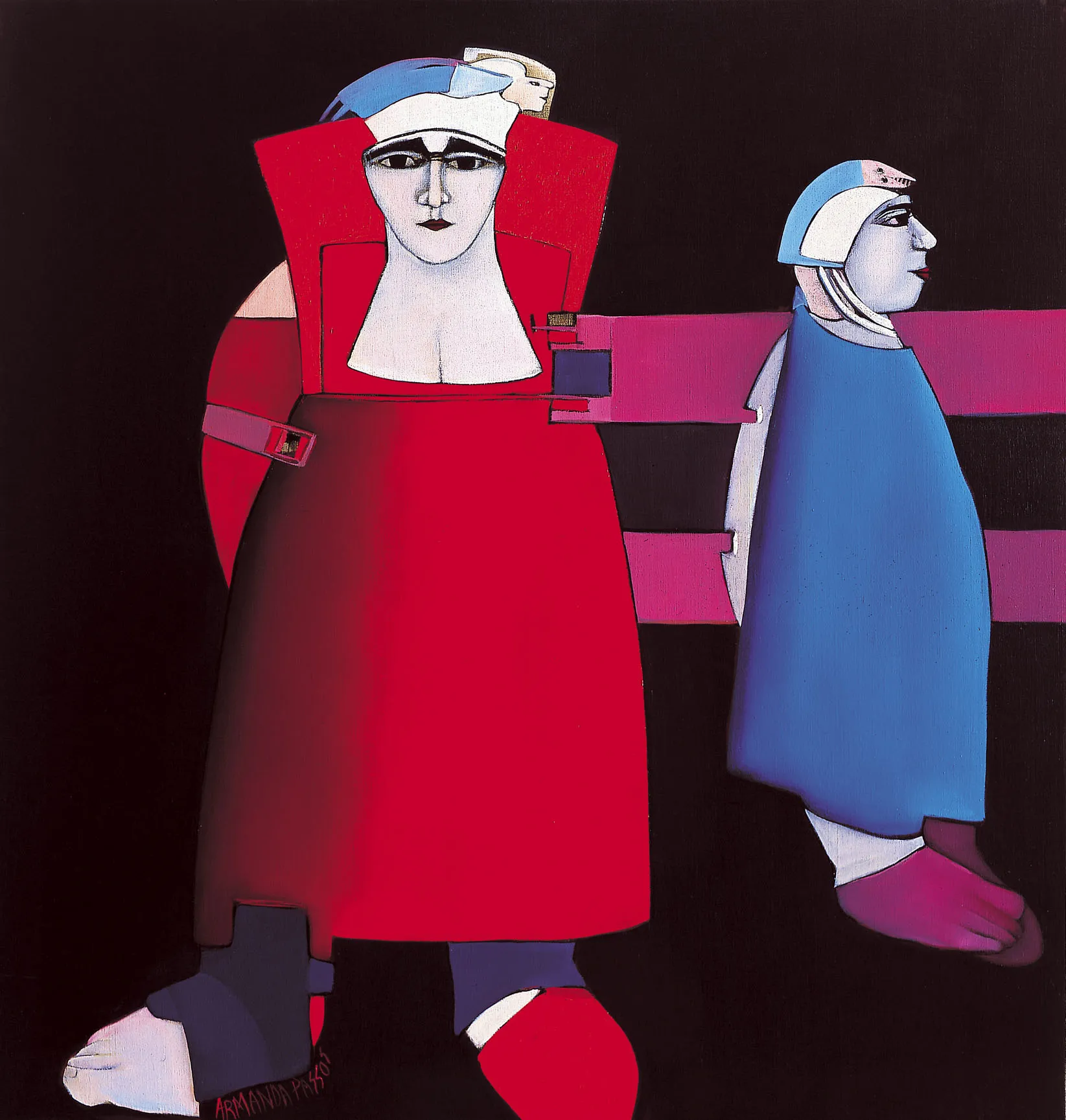 Untitled #9, Armanda Passos, 2003, Oil on canvas