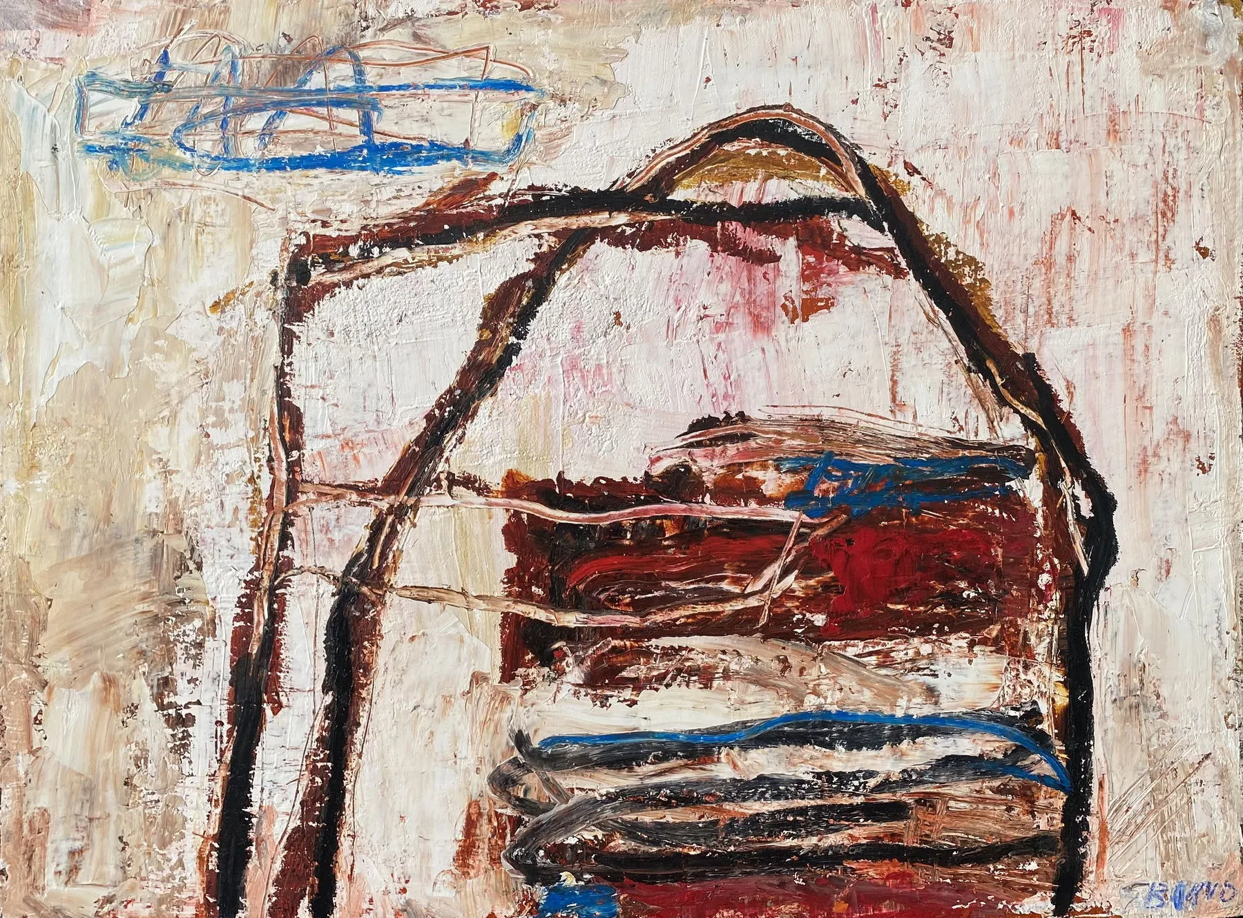 Untitled (249-11), González Bravo, 2022, Oil on canvas