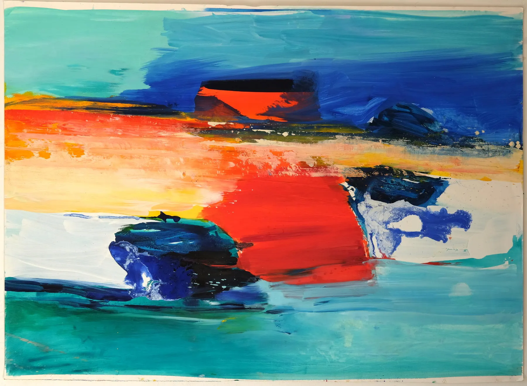 Ser-paisagem III, Ana Sério, 2019, Oil on paper