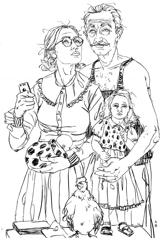 Untitled (P119-18), Amaro della Quercia, 2024, Charcoal on paper
