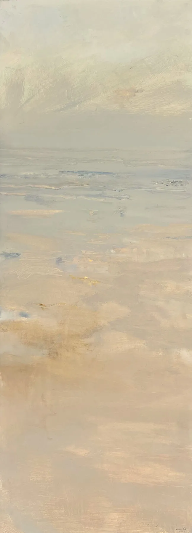 Untitled (282-07), Paulo Barreiros Cardoso, 2024, Oil on paper on aluminium
