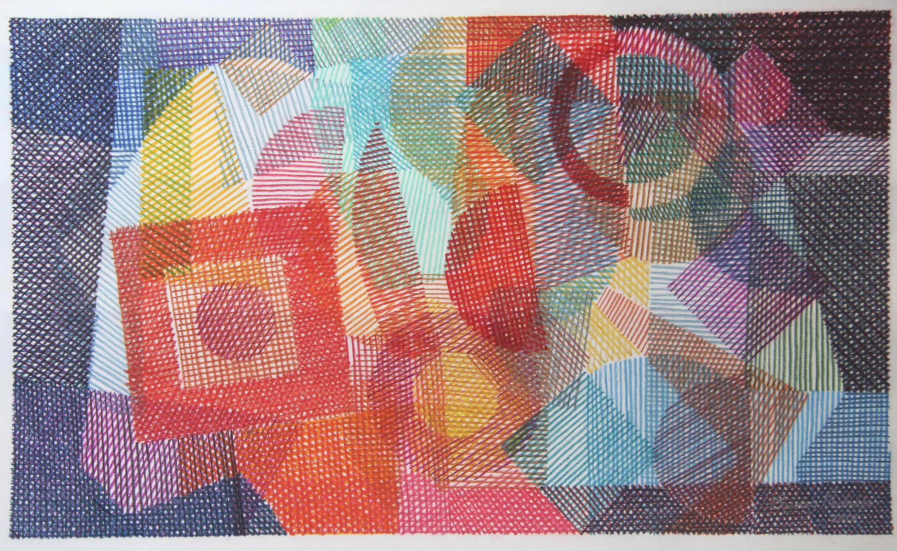 Eppure si muove, Bruno Pedrosa, 2010, Pastel on paper