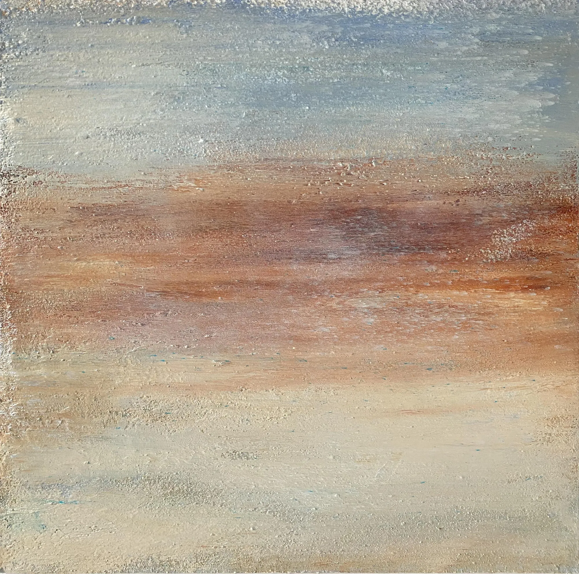 La latence de l'horizon, Alberto Reguera, 2023, Mixed media on canvas