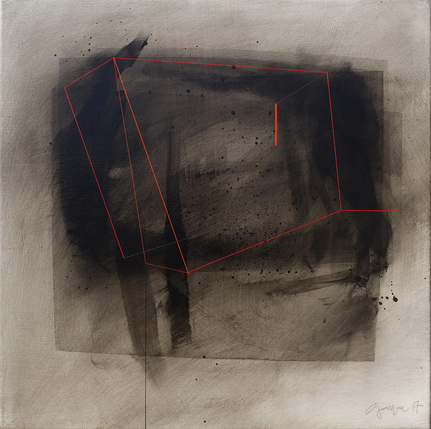 Separated Land #75, Fernando Gaspar, 2017, Acrylic on canvas
