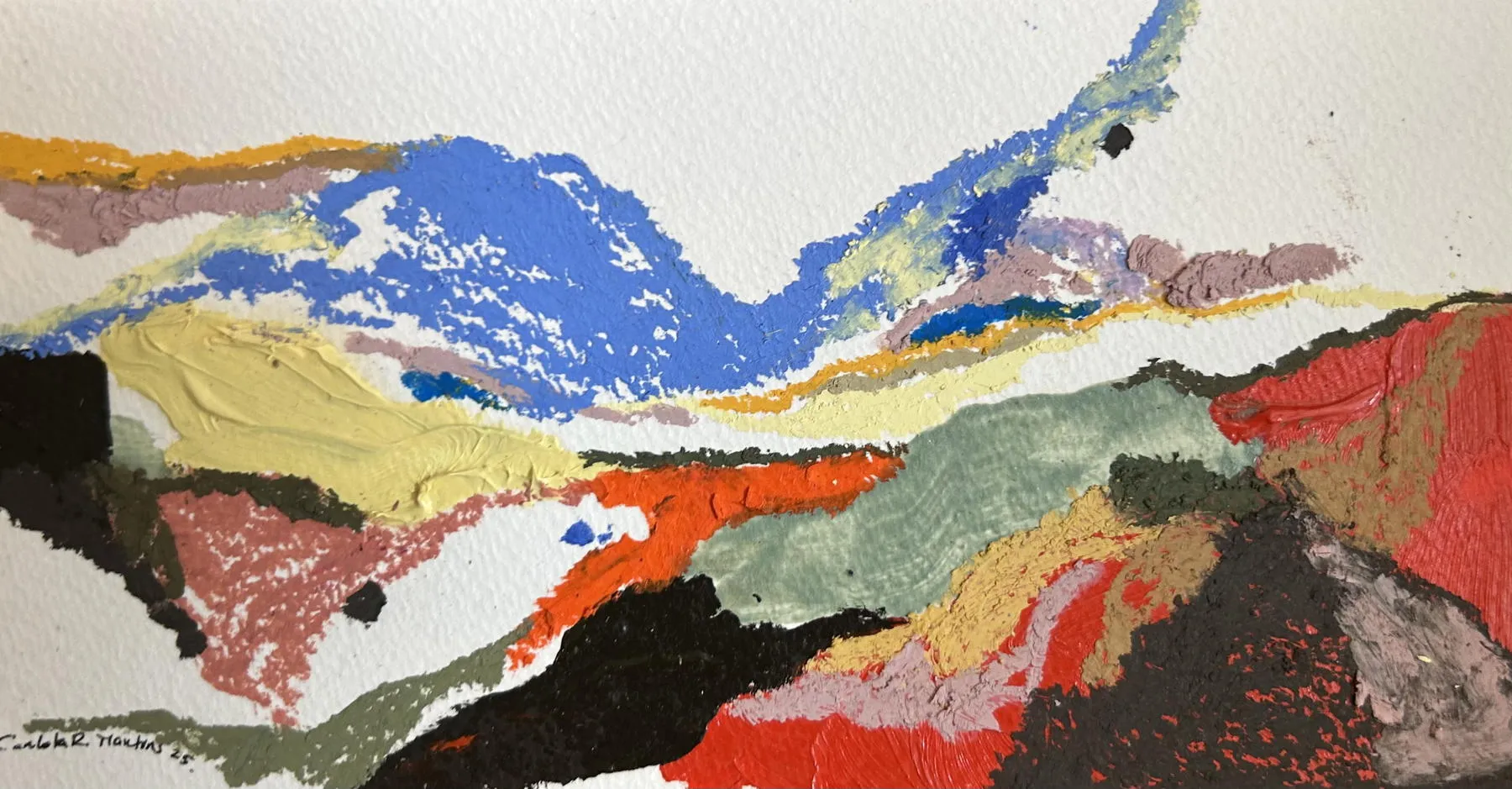 Untitled (293-22), Carlota Roque Martins, 2026, Mixed media on paper