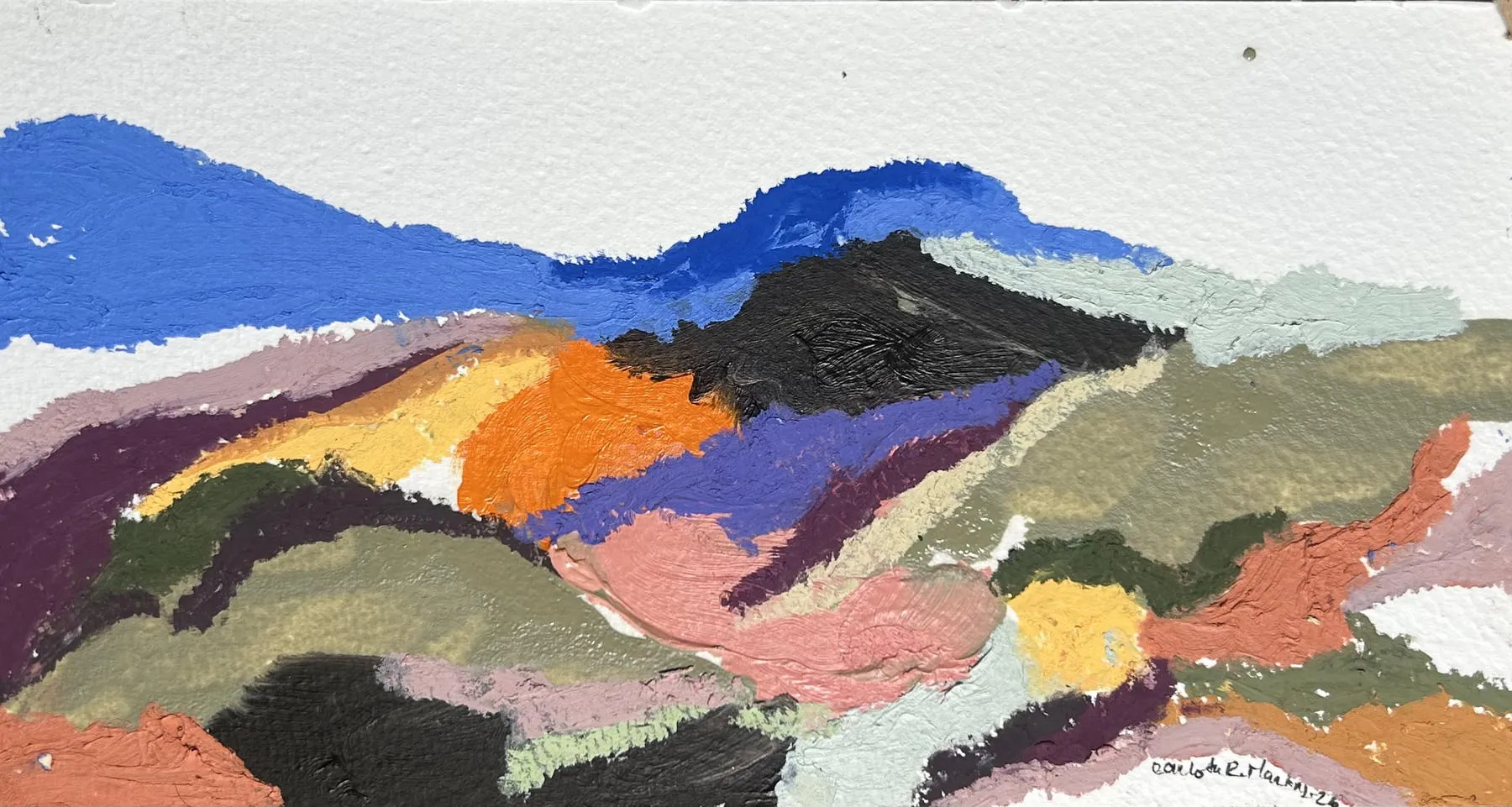 Untitled (293-35), Carlota Roque Martins, 2026, Mixed media on paper