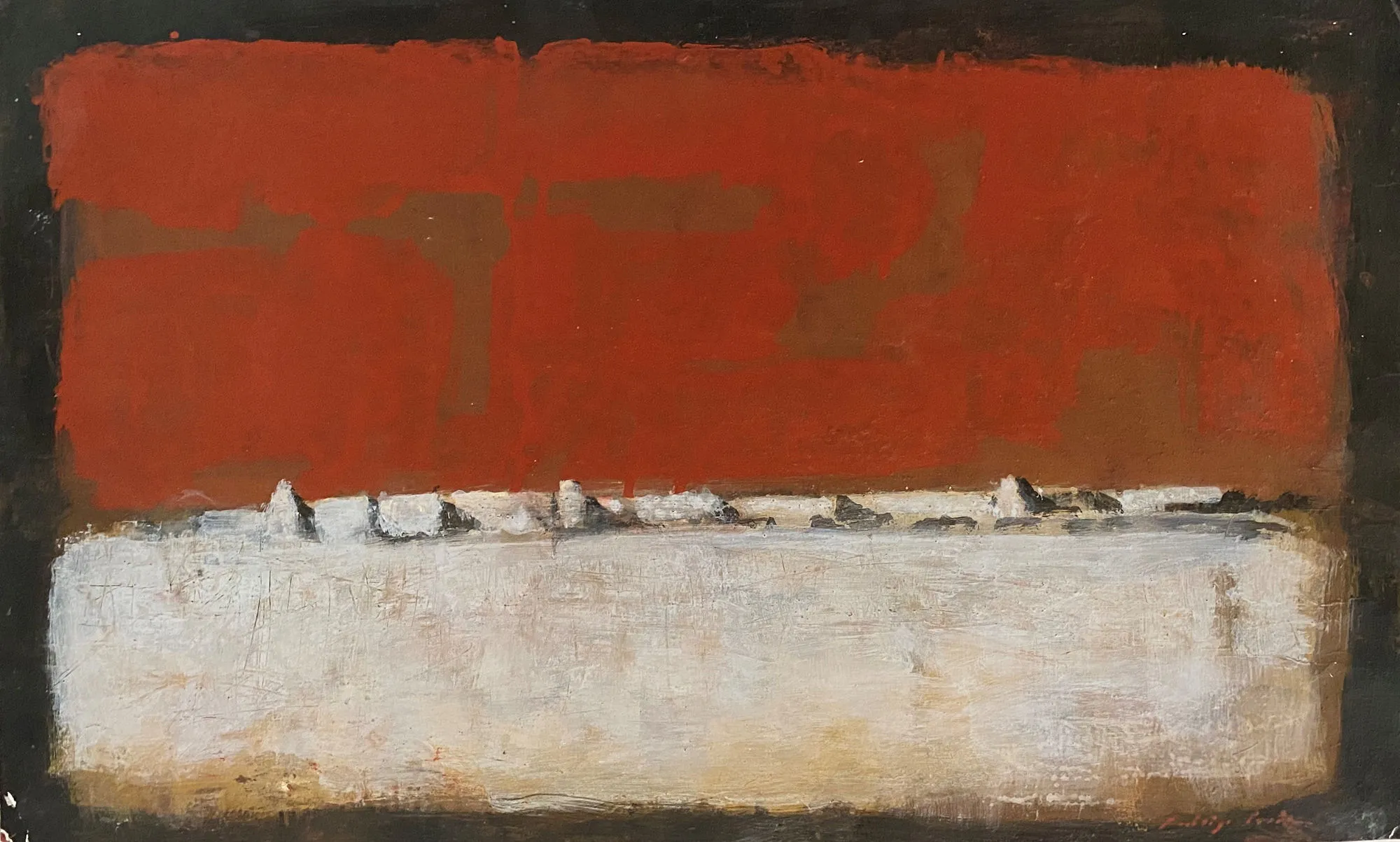 Monastère II, Rodrigo Ferreira, 2019, Acrylic on paper