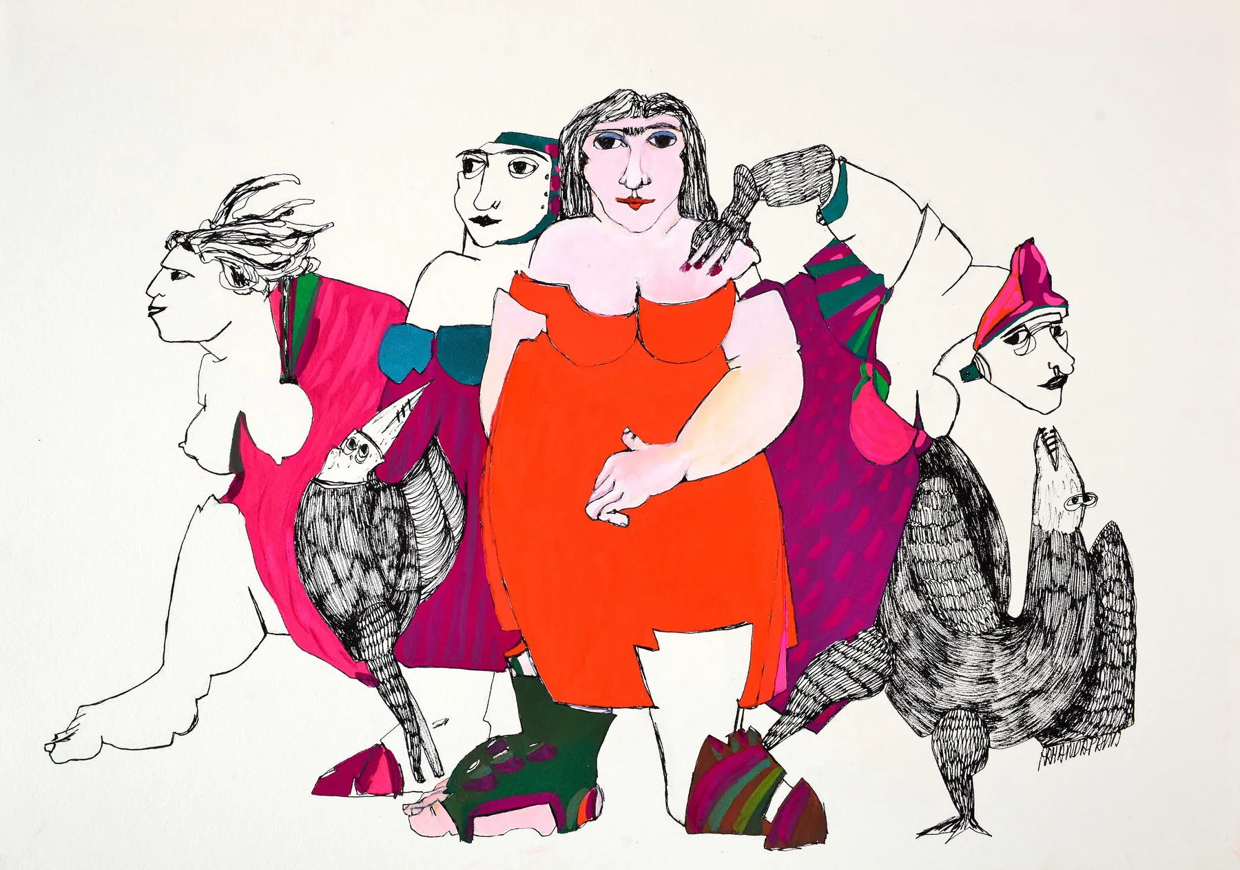 Untitled (146-02), Armanda Passos, 2014, India ink and gouache on paper