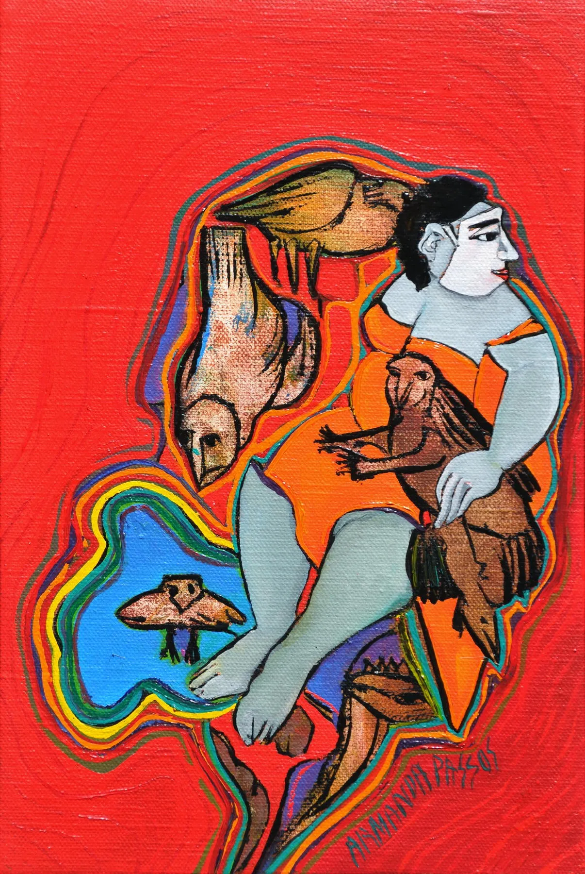 Untitled (118-14), Armanda Passos, 2012, Oil on canvas
