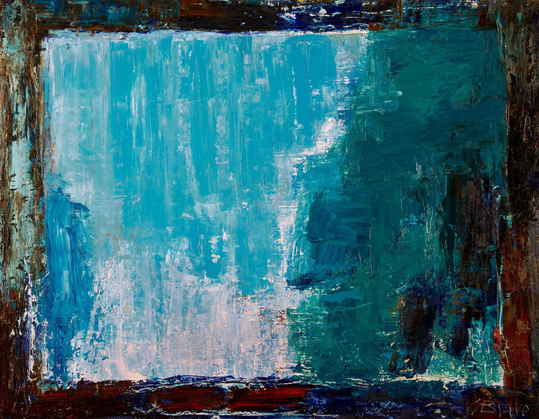 Untitled (283-12), González Bravo, 2021, Oil on canvas