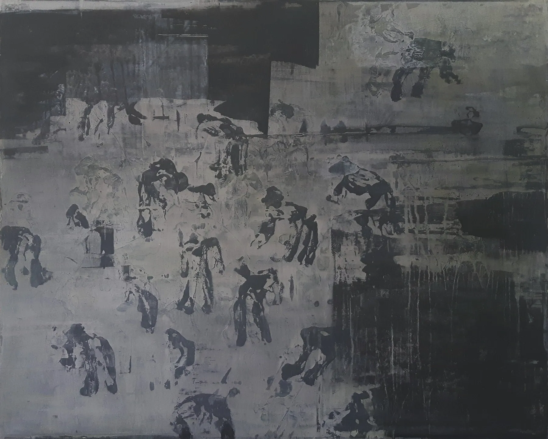 Aux Aurores, Jean Pierre Porcher, 2020, Acrylic on canvas