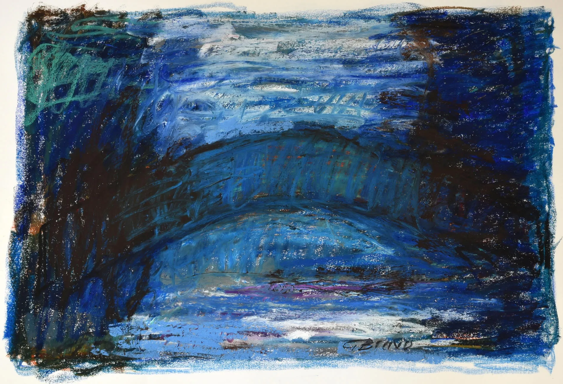 Untitled (Pastel 2), González Bravo, 2021, Pastel on paper