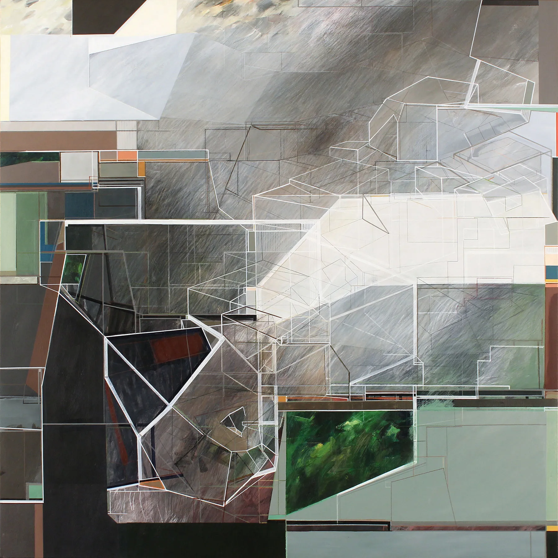 ISNESS #01, Susana Chasse, 2024, Mixed media on canvas