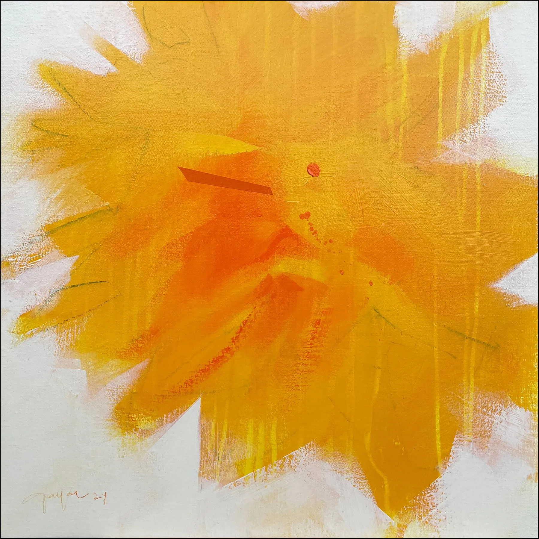 flor-flor #44, Fernando Gaspar, 2024, Acrylic on canvas