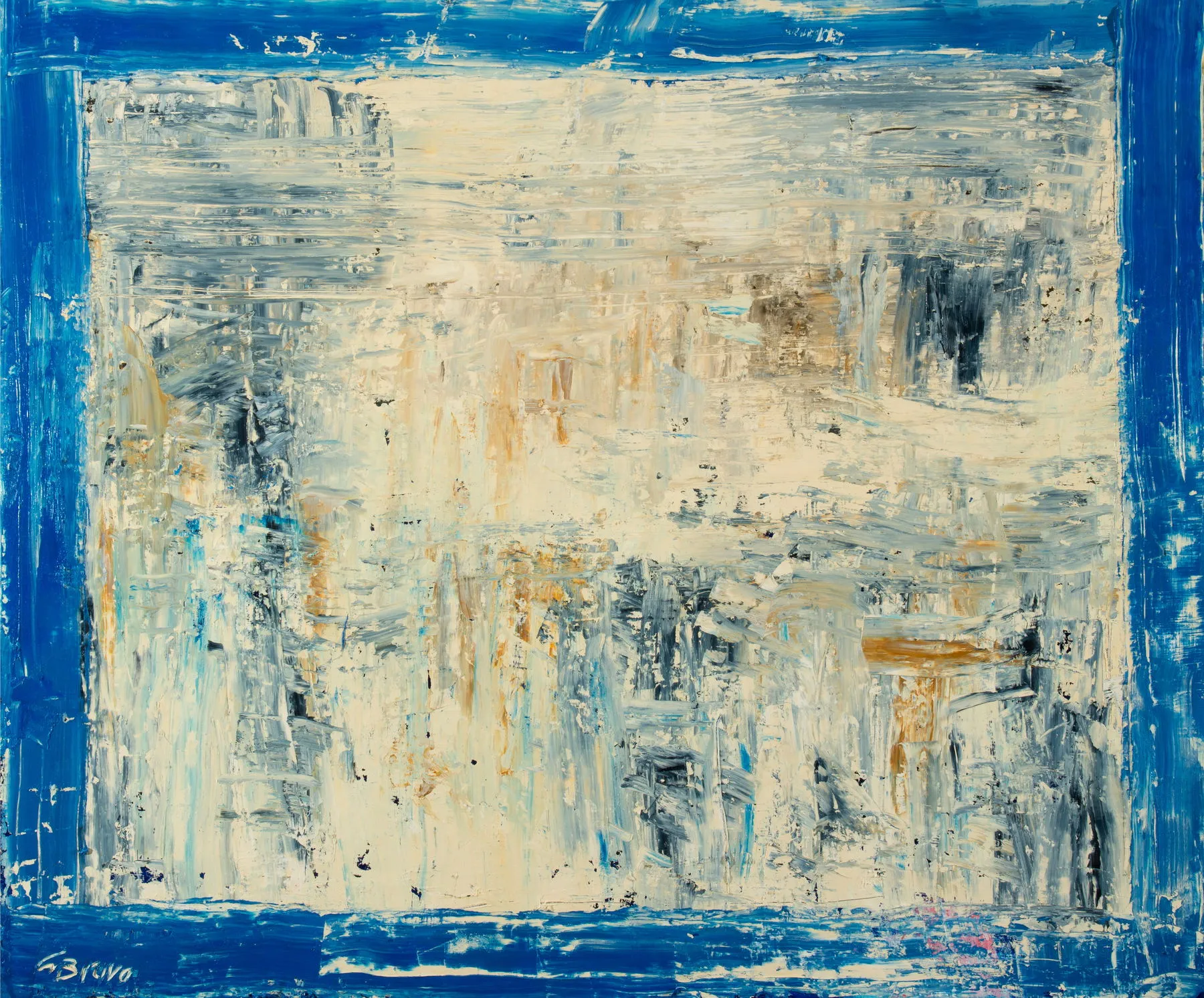 Untitled (249-28), González Bravo, 2022, Oil on canvas