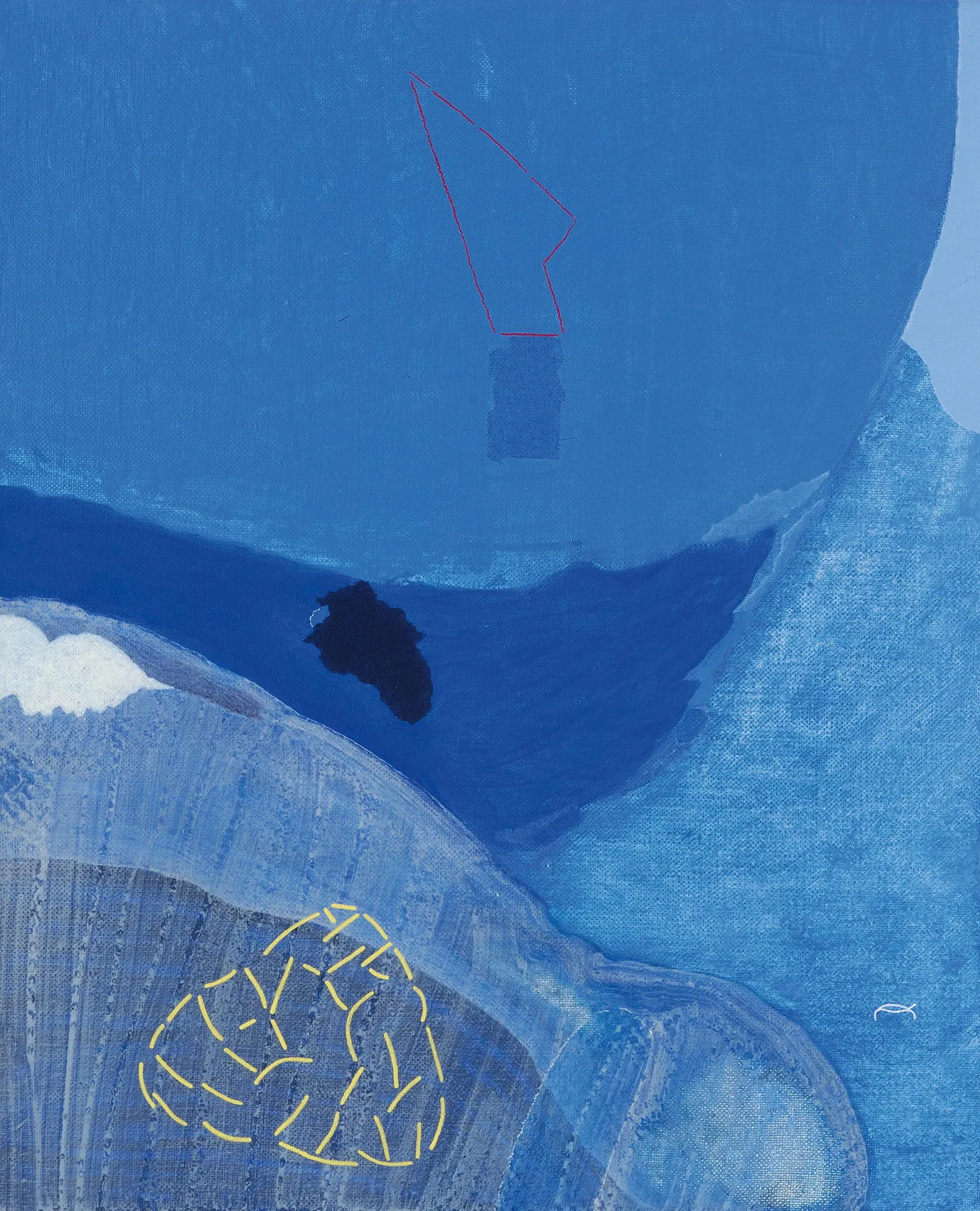 feitiço do devir, Fala Mariam, 2015, Acrylic on canvas