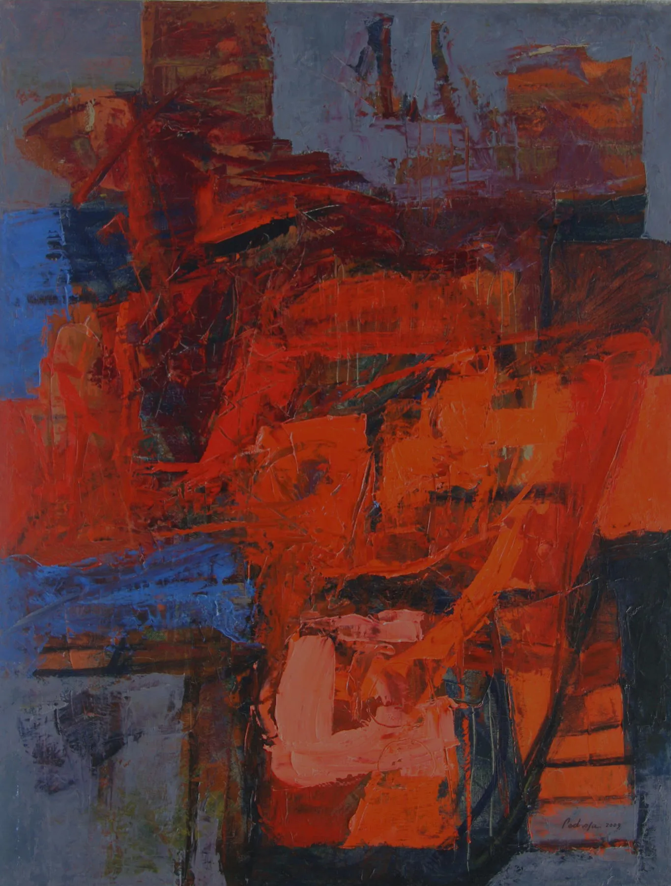 Inside, Bruno Pedrosa, 2009, Oil on canvas