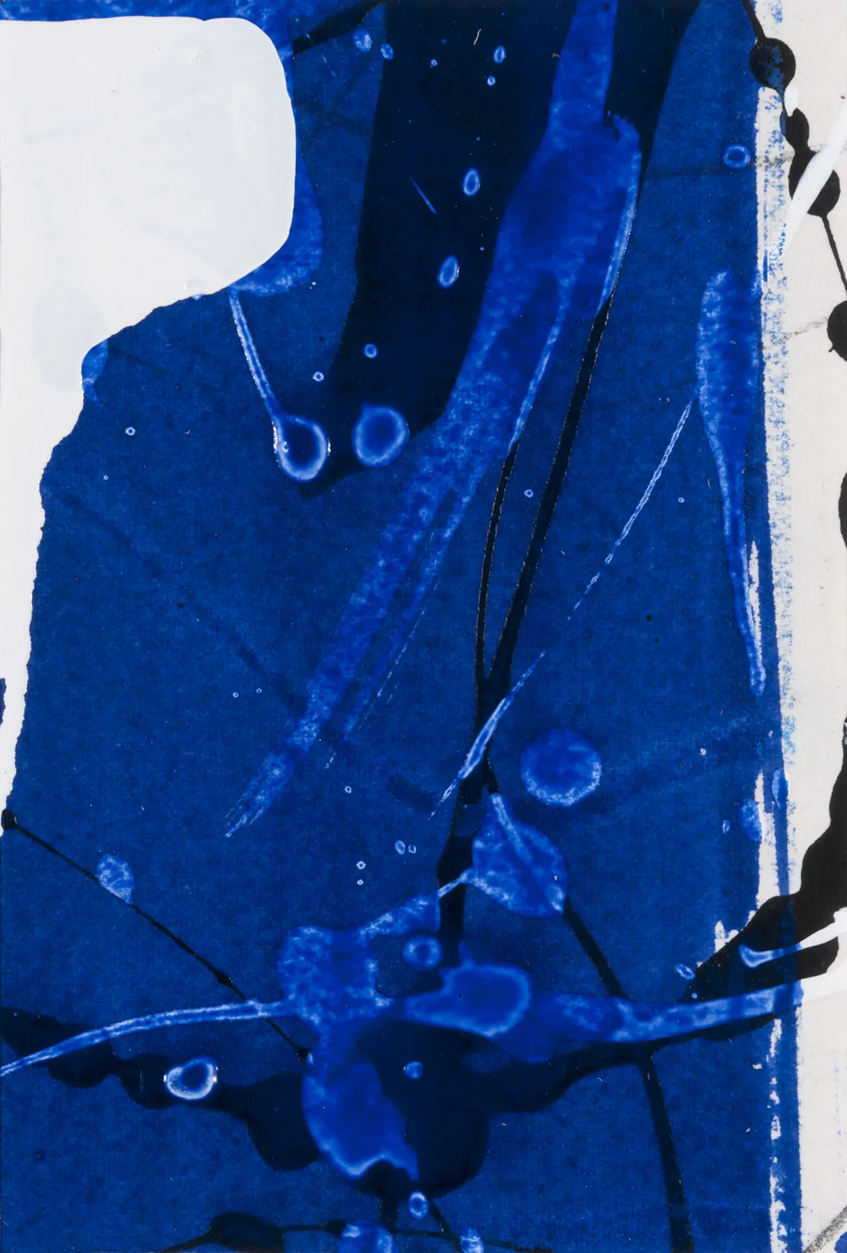 Série um Pouco mais de Azul (258-56), Sofia Areal, 2017, Mixed media on paper