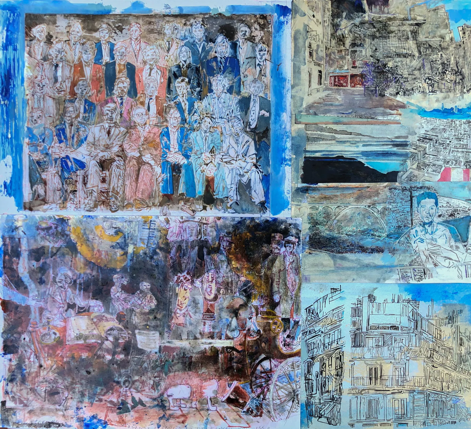Untitled (223-32), João Cristóvão, 2020, Oil on cardboard