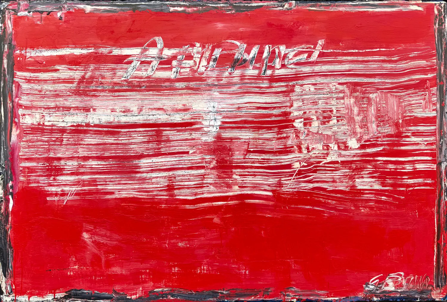 Untitled, González Bravo, 2026, Oil on cardboard