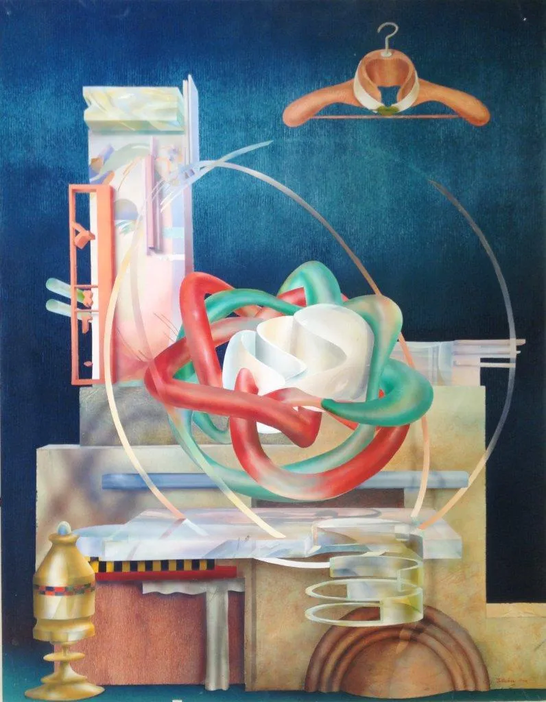 Pedra de Ara, Tellechea, 2004, Acrylic on wood