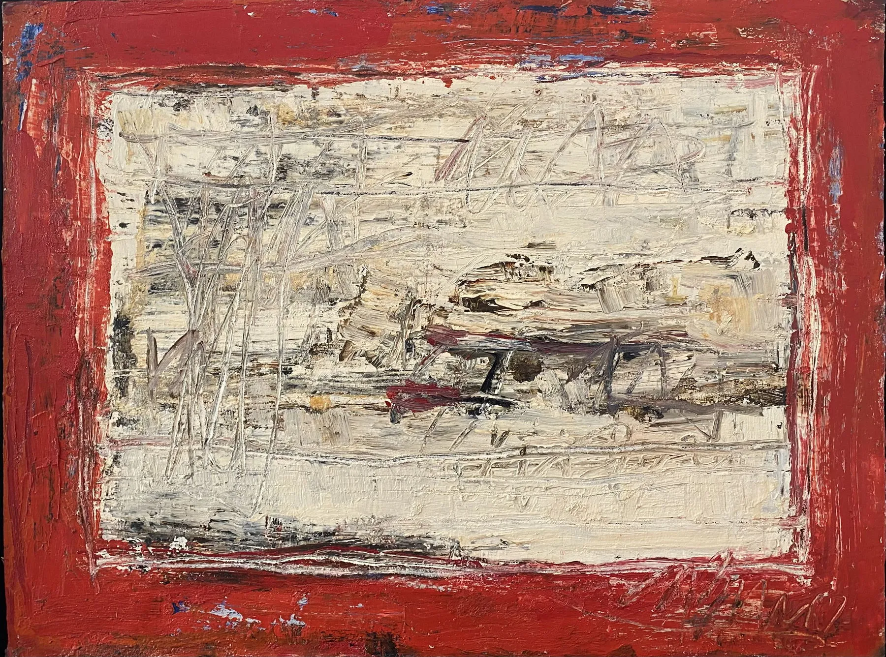 Untitled (249-08), González Bravo, 2022, Oil on canvas