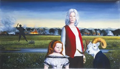 Survivors, Margarida Kendall, 2002, Oil on canvas