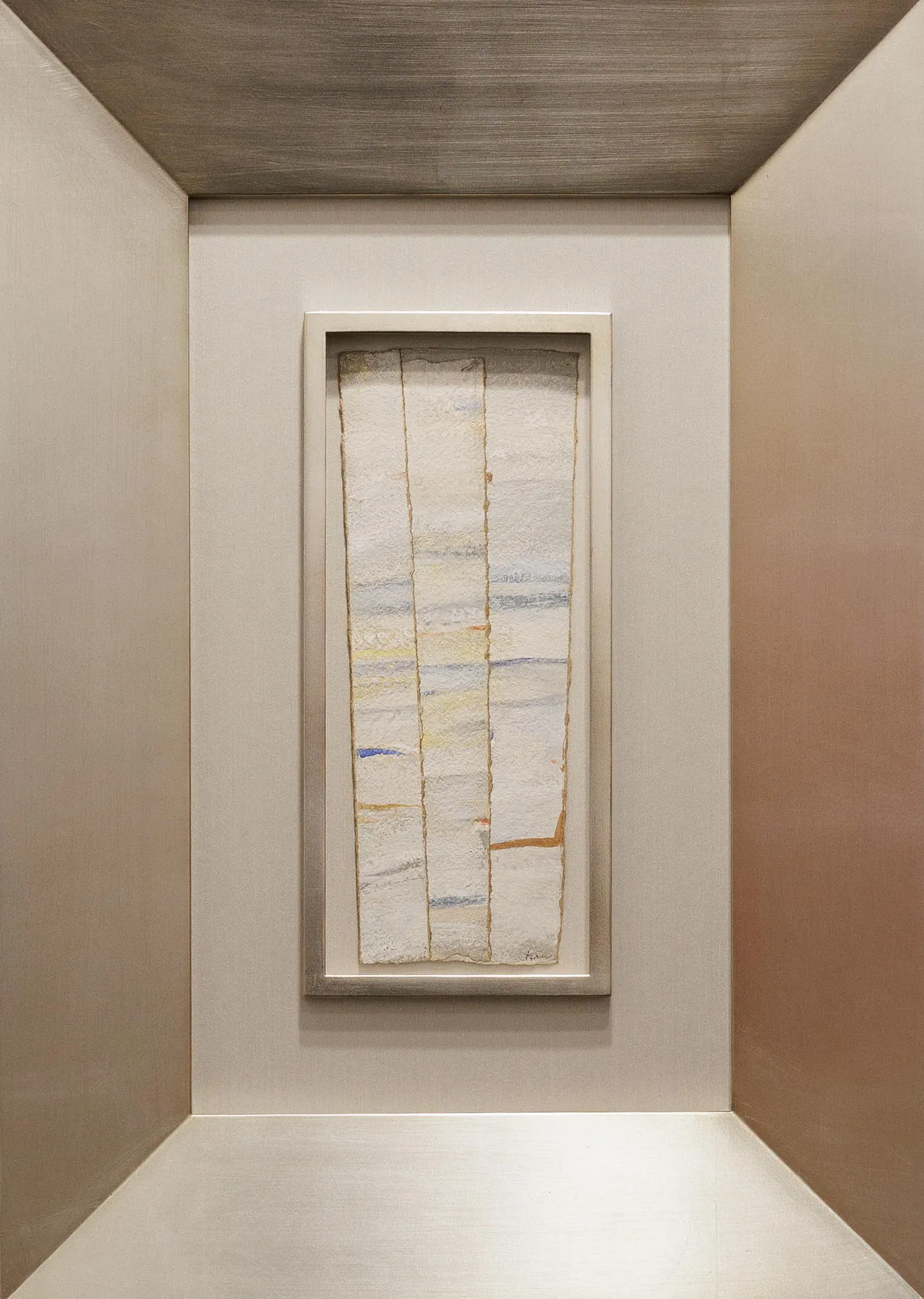 Les Prés, Árpád Szenes, 1970, Tempera on paper collage