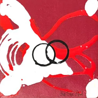 Untitled (299-42), Sofia Areal, 2011, Acrylic on canvas