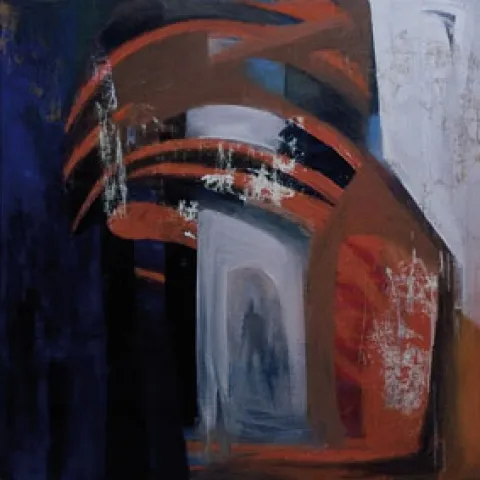 Maquinista sonâmbulo, Deolinda Fonseca, 2006, Oil on canvas