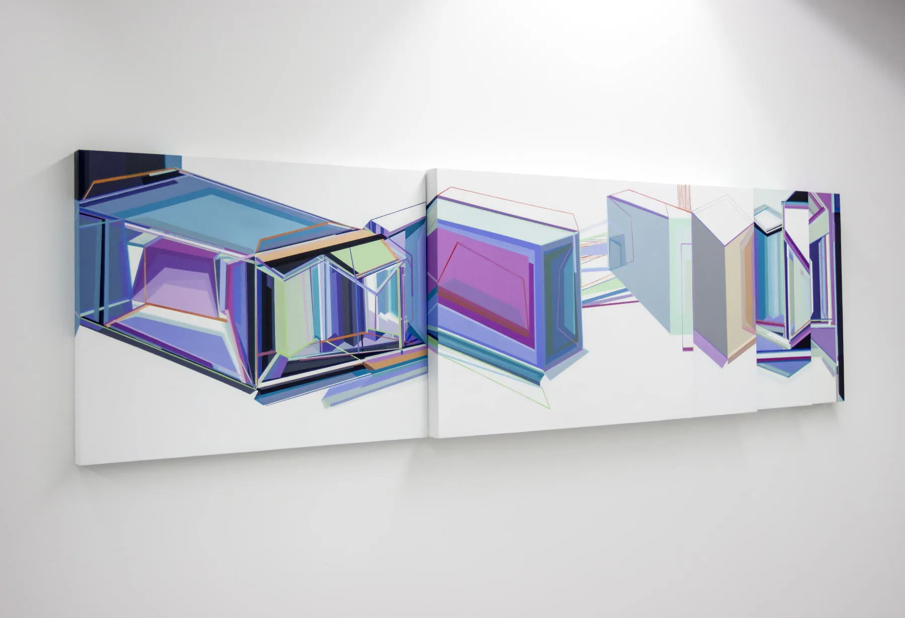 Solução de habitação #8, Ana Pais Oliveira, 2016, Acrylic on canvas
