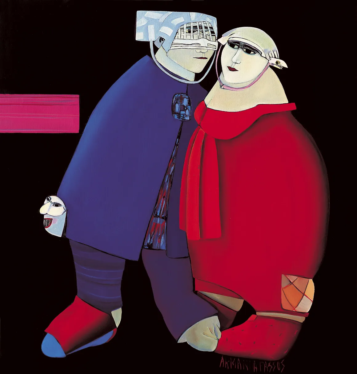 Untitled #2, Armanda Passos, 2003, Oil on canvas
