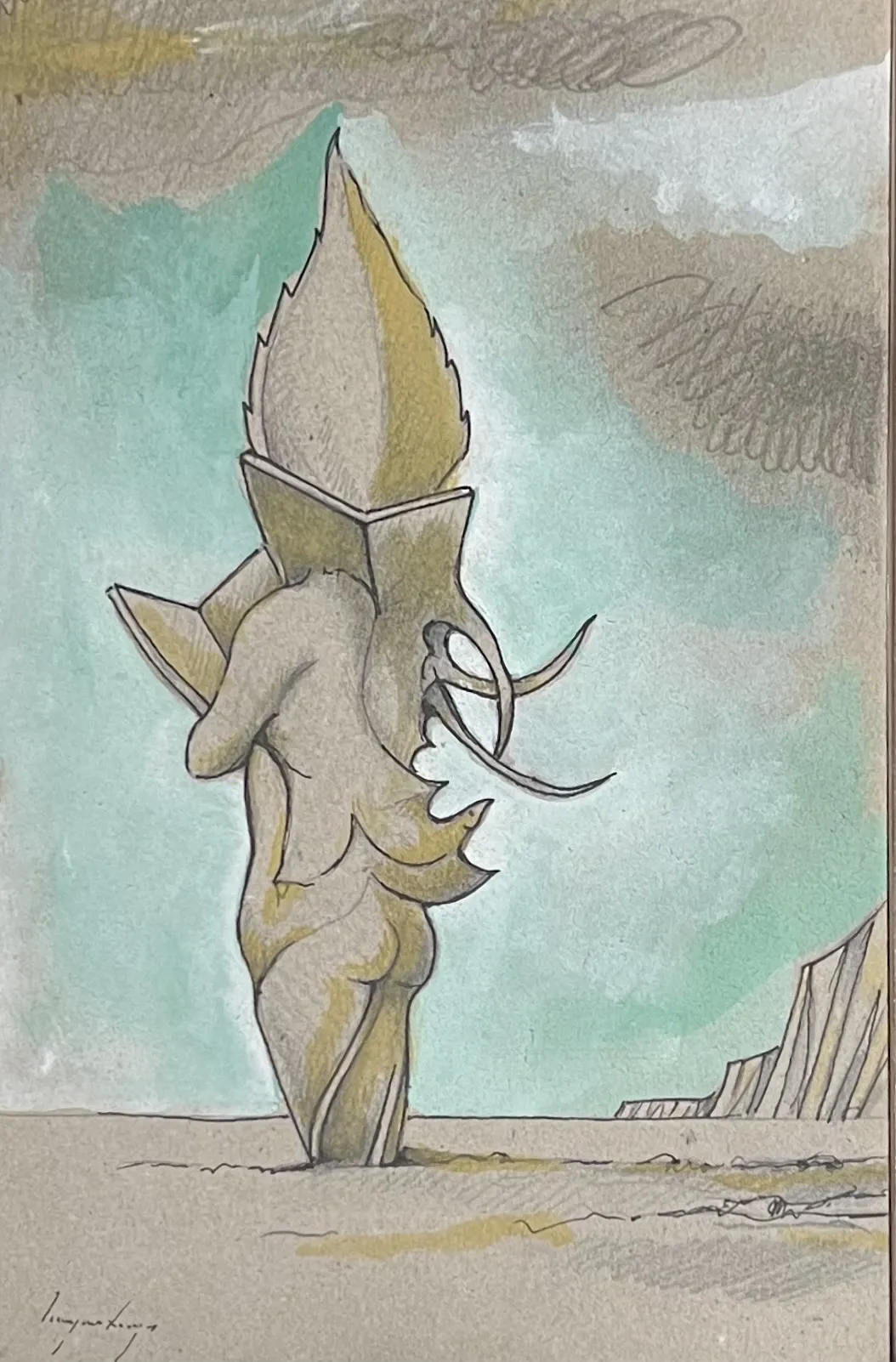 Do meu Álbum de Memórias diárias, Cruzeiro Seixas, 1987, Mixed media on paper