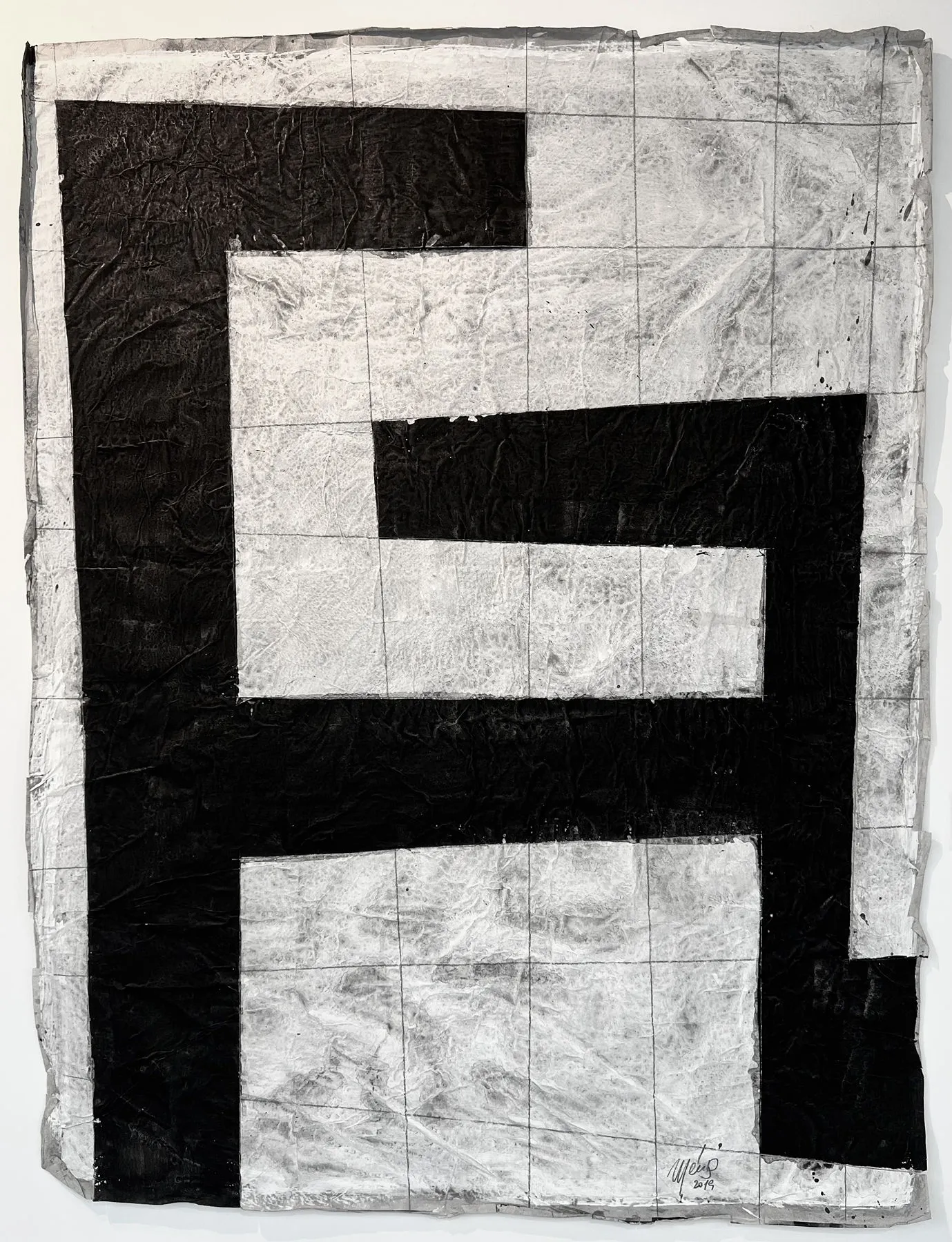 Série Herencia (262-61), Gustavo Mendez-Lizka, 2018, Mixed media on paper