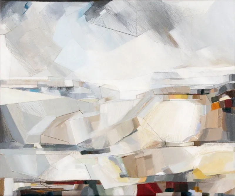 Lands Project #29, Susana Chasse, 2016, Mixed media on canvas